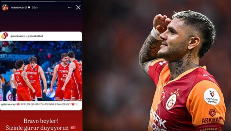 Mauro Icardi’den 12 Dev Adam’a tebrik paylaşımı! ‘Sizinle gurur duyuyoruz!’