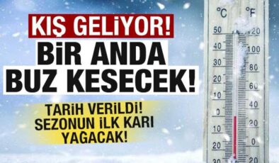 Meteorolojiden son dakika açıklaması! Kış geliyor! Bir anda buz kesecek! Sezonun ilk karı