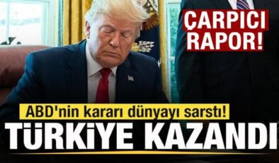 Milli İstihbarat’tan çarpıcı rapor! ABD’nin kararı dünyayı sarstı! Türkiye kazandı