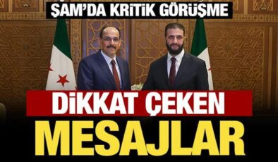 MİT Başkanı Kalın, Şara ile görüştü! Dikkat çeken mesajlar