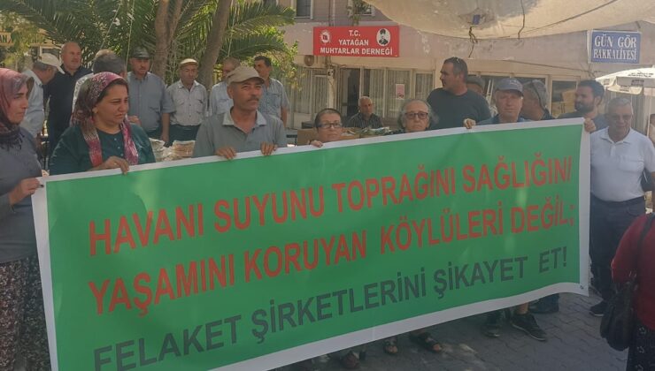 Muğla’nın köylüleri çimentocu şirkete karşı ayakta