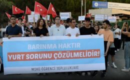 Öğrenciler barınma sorunu için sokağa çıktı
