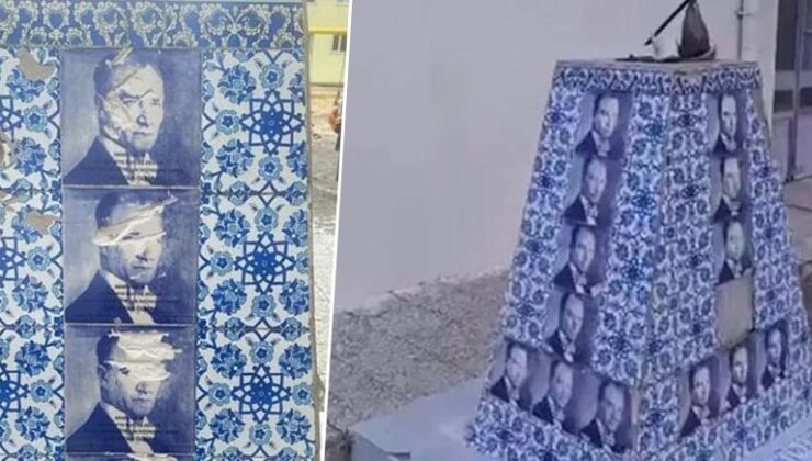 Okul bahçesinde Atatürk büstüne çirkin saldırı: Şüpheli serbest bırakıldı