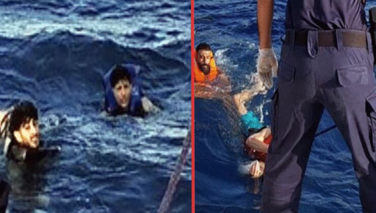 Ölümüne yüzüş… 5 kişi İstanköy adasına geçerken yakalandı