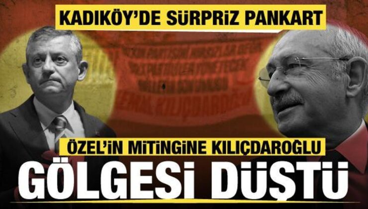 Özgür Özel’e Kılıçdaroğlu şoku! Miting yapacağı yere astılar