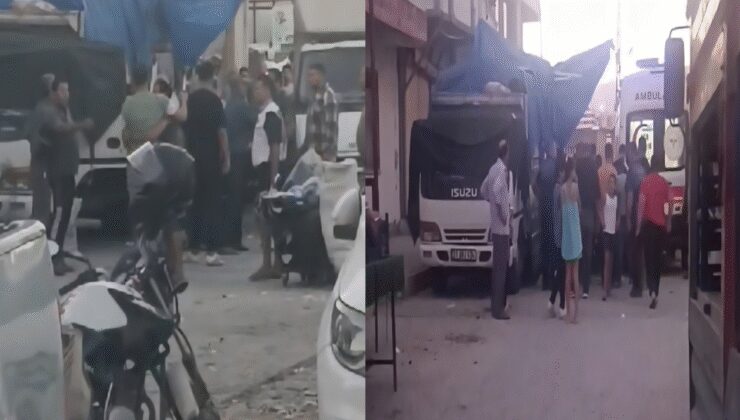 Pazarcıların kavgasında kan aktı: O anlar kamerada