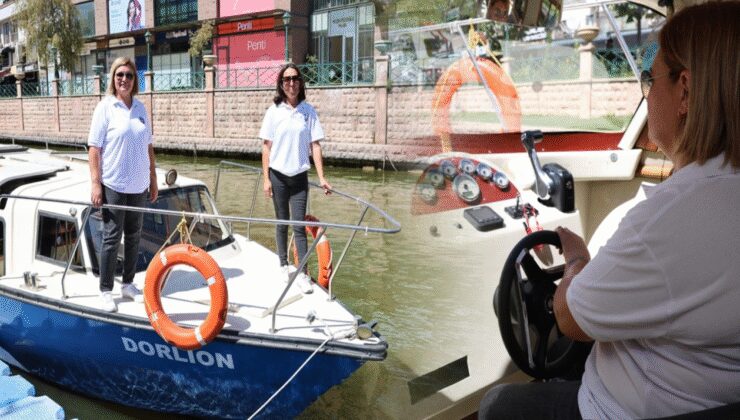 Porsuk Çayı’nın turist gezi botları kadınlara emanet