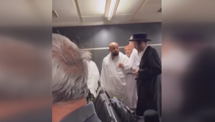 Sabiha Gökçen Havalimanı'nda kavga! Umre yolcuları ile Yahudi yolcular birbirine girdi