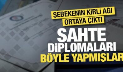 Sahte diploma skandalında yeni detaylar! Diplomaları harita çizim uzmanları yapmış