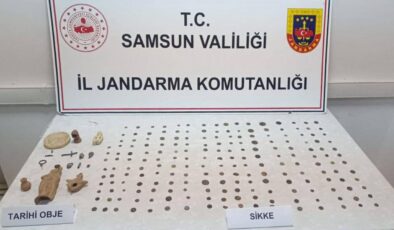 Samsun’da tarihi eser operasyonu