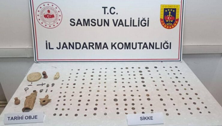 Samsun’da tarihi eser operasyonu