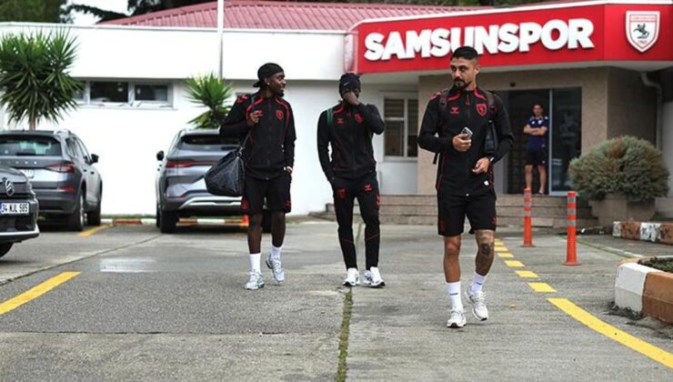 Samsunspor’da hedef 3 puan! Gaziantep’e gittiler