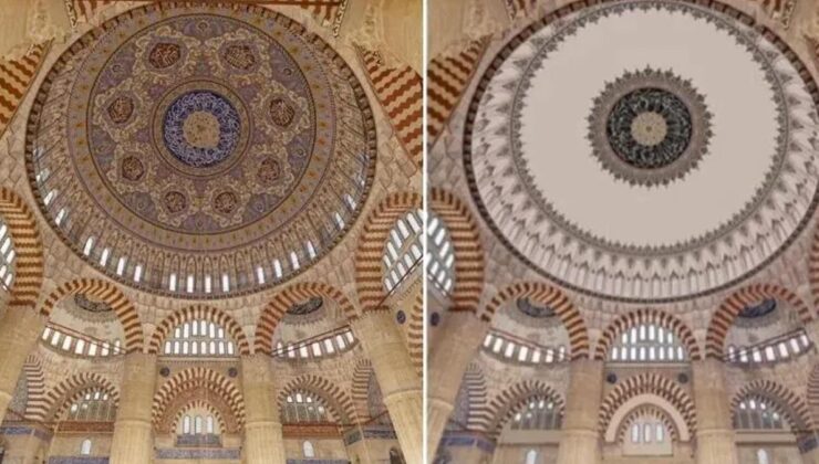 Selimiye Camii restorasyonu tartışma yarattı
