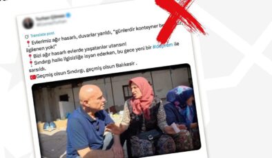 Sındırgı’daki depremzedelere konteyner verilmediği iddiası yalanlandı