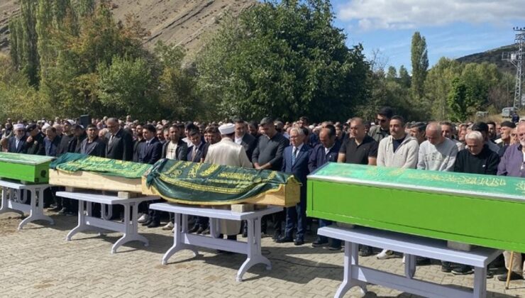 Sivas’ta kazada ölen 4 kişi toprağa verildi