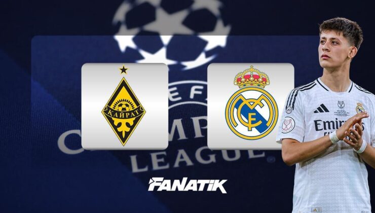 CANLI |  Almaty – Real Madrid maçı ne zaman, saat kaçta hangi kanalda? (Arda Güler 11’de mi?)