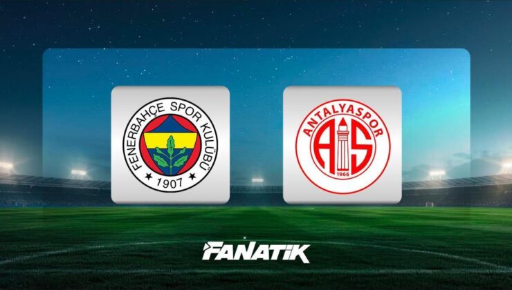 CANLI |Fenerbahçe-Antalyaspor maçı ne zaman, saat kaçta, hangi kanalda? (Süper Lig 7. hafta maçı)
