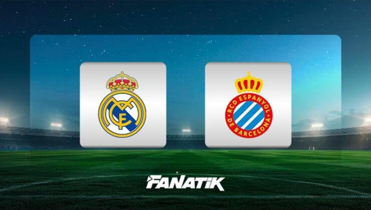 CANLI |Real Madrid-Espanyol (La Liga) | Arda Güler yedeklerde!