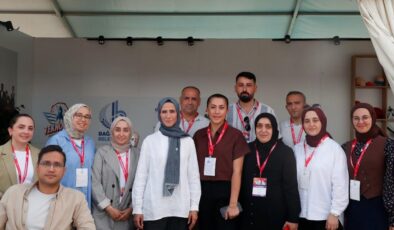 Sümeyye Erdoğan Bayraktar, Bağcılar Belediyesi Engelliler Sarayı standını ziyaret etti