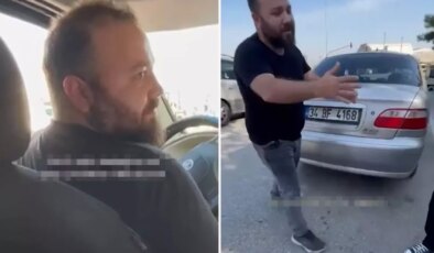 Taksiciler, TAG sürücüsüne dehşeti yaşattı: Patlatalım mı arabanı?