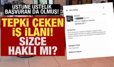 Tepki çeken iş ilanı: Maaş isteyen engellenir