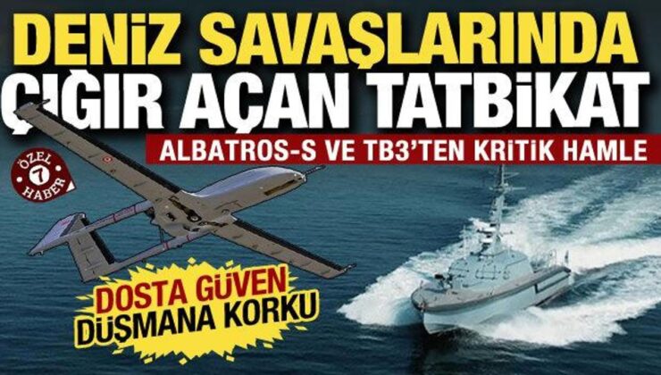 Türk denizlerinde düşmana korku: Albatros ve TB3’ten Doğu Akdeniz’de ortak tatbikat!