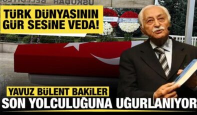 Yavuz Bülent Bakiler son yolculuğuna uğurlandı