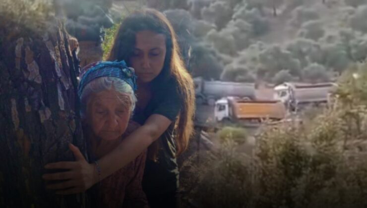 Zehra Nine daha toprağa verilmeden Akbelen'e dozerlerle girdiler