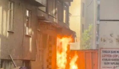 Zeytinburnu’nda binada doğal gaz kaçağı nedeniyle yangın çıktı