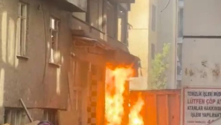 Zeytinburnu’nda binada doğal gaz kaçağı nedeniyle yangın çıktı