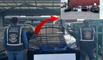 10 ultra lüks araca el konuldu! Piyasa değerleri dudak uçuklatıyor