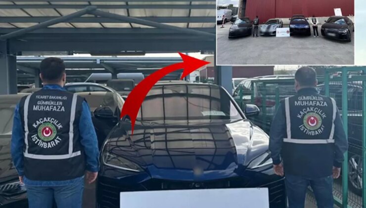 10 ultra lüks araca el konuldu! Piyasa değerleri dudak uçuklatıyor