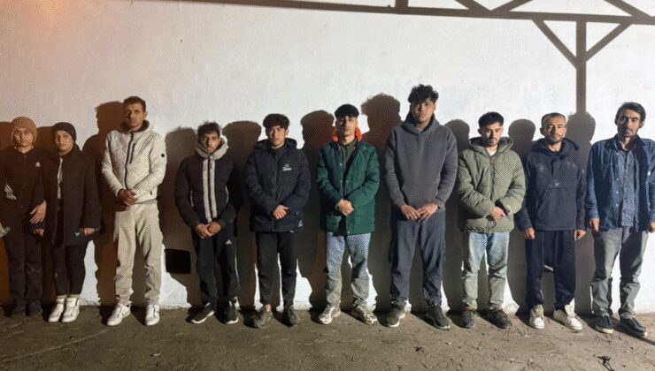 17 göçmen Avrupa'ya kaçacakken yakalandı