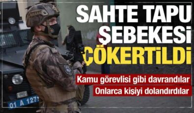 Adana’da sahte tapu vurgunu: 80 milyonluk dolandırıcılık şebekesi çökertildi