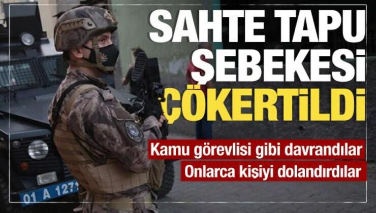 Adana’da sahte tapu vurgunu: 80 milyonluk dolandırıcılık şebekesi çökertildi