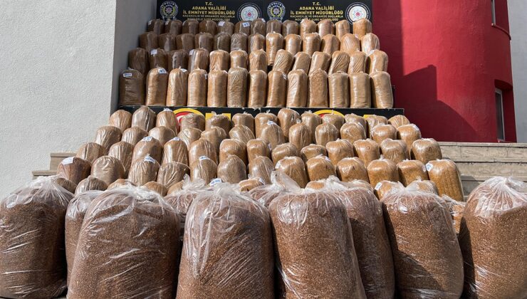 Adana’da kaçak tütün operasyonu: 20 gözaltı