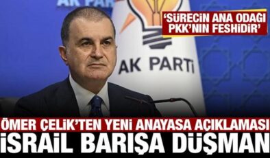 AK Parti Sözcüsü Çelik: Cumhurbaşkanımızın yeni anayasa mesajı net