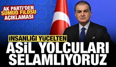 AK Parti’den Sumud Filosu açıklaması: İnsanlığı yücelten asil yolcuları selamlıyoruz