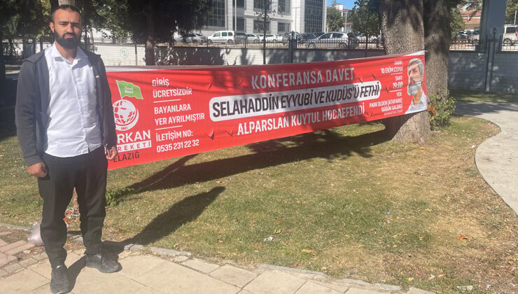 AKPli belediye afişi söktü, vakıf üyeleri nöbete geçti!