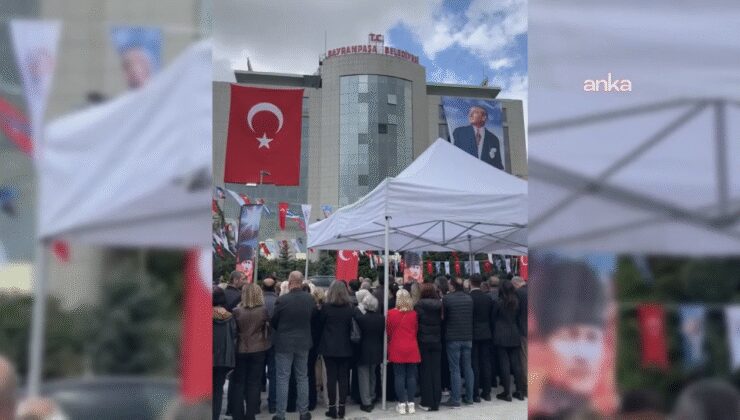 AKP'li Bayrampaşa Belediye Başkanvekili Akın'a 29 Ekim töreninde protesto