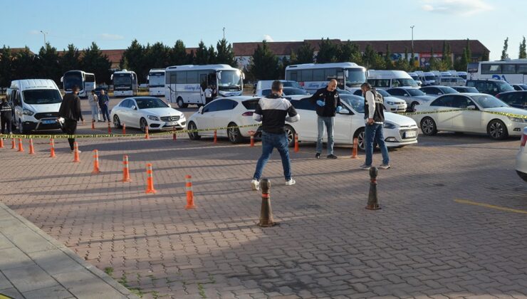 Aksaray'da otobüs terminalde silahlı kavga