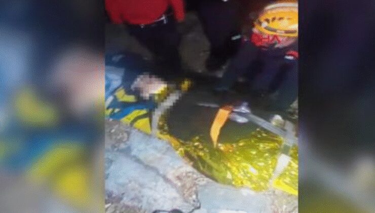 Alanya'da kayalık alanda 2 çocuk mahsur kaldı