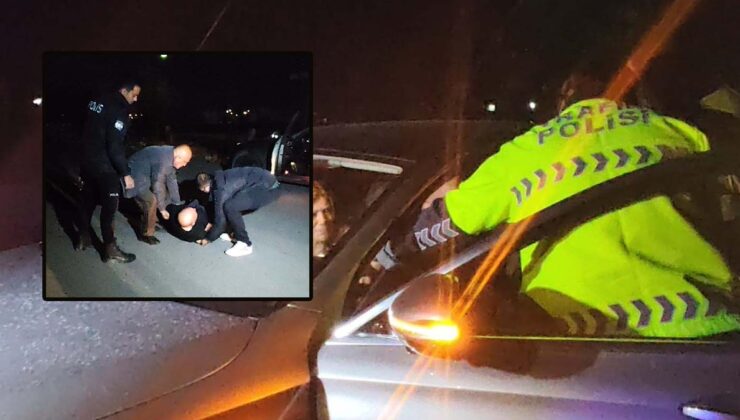 Alkollü sürücü polise tehditler savurdu! "Valiyi arayacağım, babam hakim"