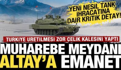 Altay tankı yakında ihraç edilecek: Türkiye’nin ürettiği tankların en büyük özelliği!
