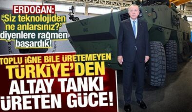 Altay TSK envanterinde! Erdoğan: Siz teknolojiden ne anlarsınız diyenlere rağmen başardık!