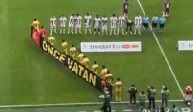 Amedspor- İstanbulspor maçında 'Önce Vatan' pankartı ıslıklandı!