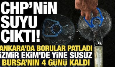 Ankara, İzmir, Bursa’da susuzluk sorunu bitmiyor! Vatandaşlar isyan etti…