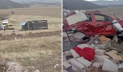 Ankara’da fırtına nedeniyle konteyner devrildi: 1 ölü, 3 yaralı