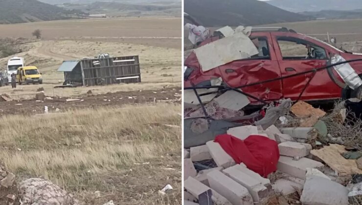 Ankara’da fırtına nedeniyle konteyner devrildi: 1 ölü, 3 yaralı