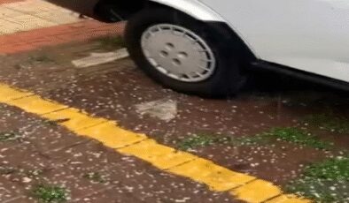 Ankara'da 2 ilçede dolu yağdı